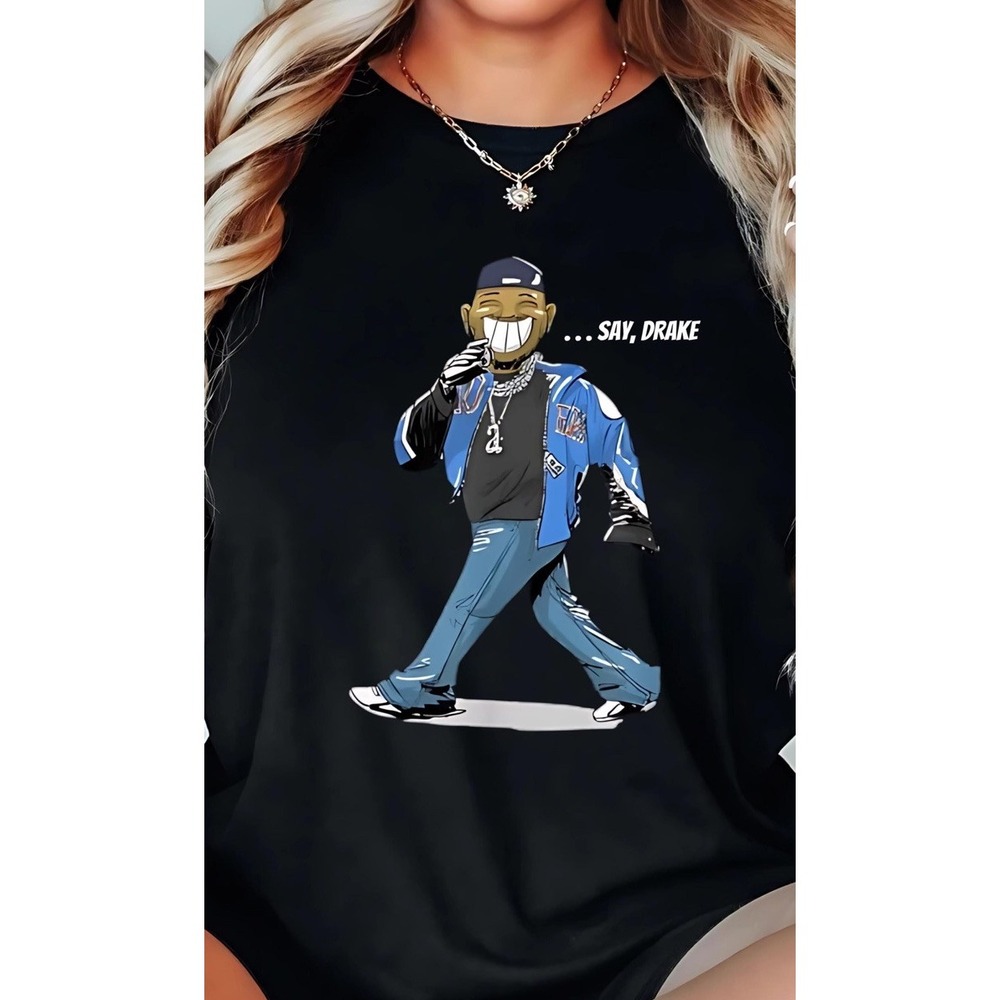 Kendrickâ Lamar Performing 'Not Like Us' Say Drake T-Shirt Black 2XL